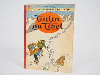 Vente aux enchères Tintin au Tibet - 1960 - EO Belge DR B29 - Intérieur : TBE - 4e plat T