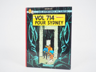 Vente aux enchères Vol 714 pour Sydney - 1968 - DR B37- 2e Tirage - Couv TBE - Intérieur 