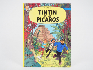 Vente aux enchères Tintin et les Picaros -1976 - C1 - EO - TBE+ Couvertures reproduites a