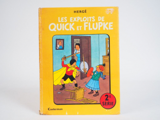 Vente aux enchères Les exploits de Q et F, 2eme SERIE - Réimpression BE coins abimés