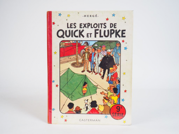 Les exploits de Q et F, 9eme SERIE - EO - Dos Toilé rouge, 2ème Plat B
