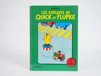 Vente aux enchères Les exploits de Q et F, 11eme SERIE - EO - Dos cartonné vert, dernier 