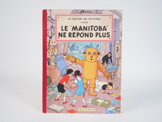 Vente aux enchères Le Manitoba ne répond plus (Le rayon du Mystère 1) -1952 - DR, 2e plat