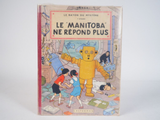 Vente aux enchères Le Manitoba ne répond plus (Le rayon du Mystère 1) -1954 - DR, 2e plat