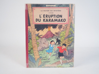 Vente aux enchères L'Eruption du Karamako (Le Rayon du Mystère 2) -1952 - DR, 2e plat B6 