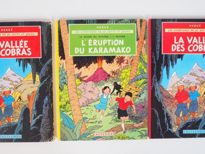 Ensemble de 3 albums : L'éruption du Karamako (1971 - B39) BE+, La val