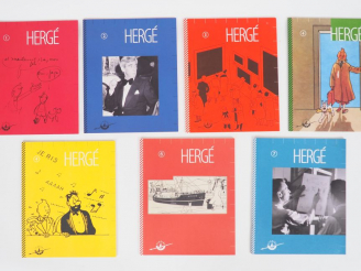 Vente aux enchères CAHIER HERGE Studio HERGE RARE Serie complete avec CD (sauf N°1) EO de