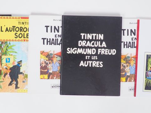 8 PARODIES :TINTIN et L'ALPH-ART Numeroté à 150 expl on y joint un 2e 