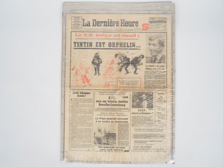 1 carton comprenant 12 journaux d'époque ou couvertures différentes su