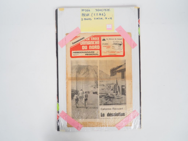 1 carton comprenant 12 journaux d'époque ou couvertures différentes su