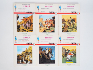Vente aux enchères LE RALLIC - 6 TOMES - RECITS COMPLETS DANS JOURNAL TINTIN - EO DELIGNE