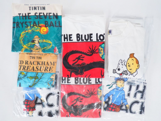 Vente aux enchères 7 Tee Shirts Taille M TINTIN TBE