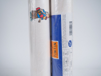 Vente aux enchères LOT de 5 rouleaux représentant les personnages Album Dim 10,05 m x 53 