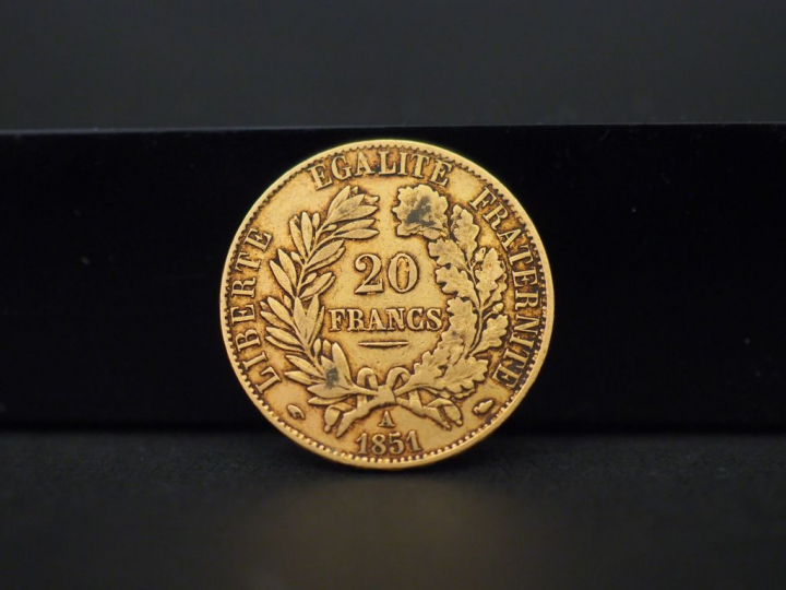 1 pièce de 20 Francs or