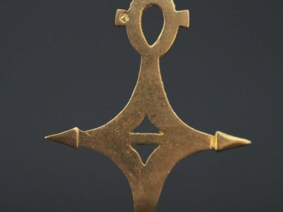 Pendentif africain en or. Poids : 3,34 g