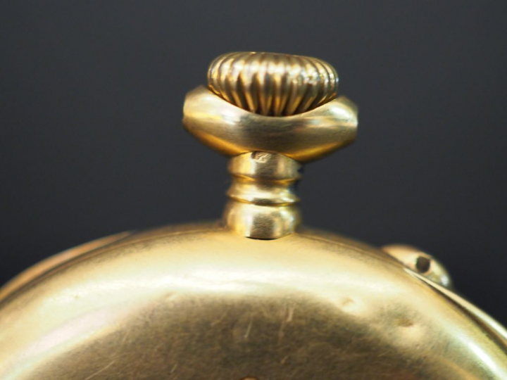 PATEK PHILIPPE. Montre de gousset en or (bélière accidentée) Poids tel