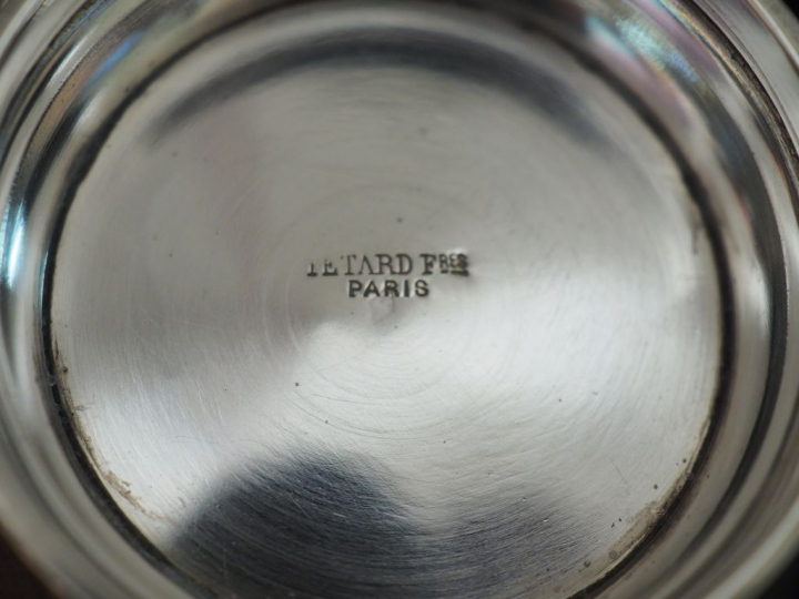 Service 4 pièces en argent, de style Louis XVI en argent poinçon Miner