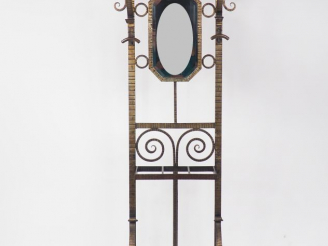 Vente aux enchères Portemanteau Art Déco en fer forgé