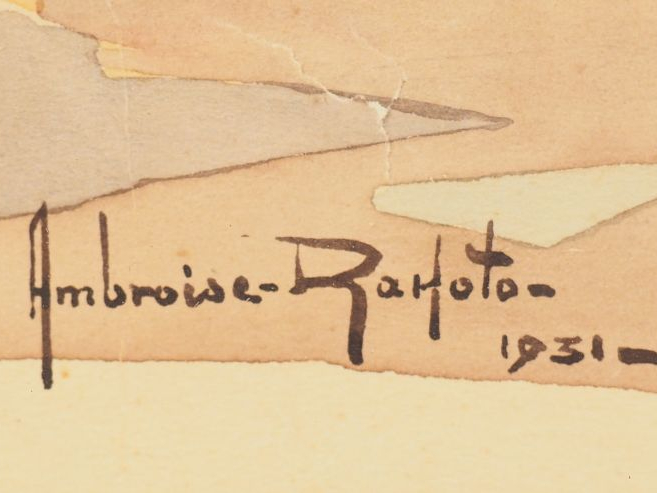 Ecole française vers 1930. 3 aquarelles "scènes de la vie quotidienne 