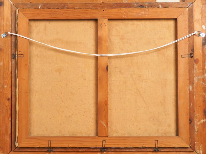 E. OTHON-FRIESZ "Embouchure de la Touques" Huile sur toile, signée en 