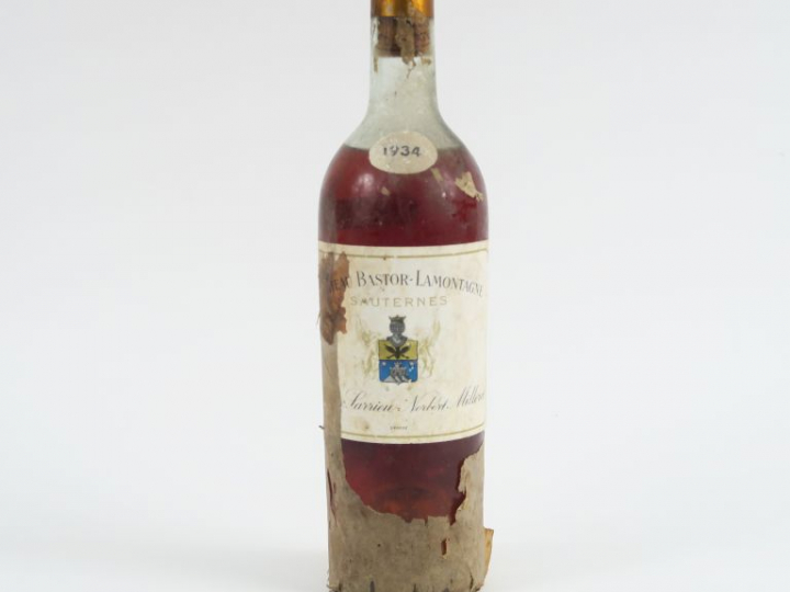 1 BOUTEILLE CHÂTEAU BASTOR LA MONTAGNE SAUTERNES -1934 - MEP/ELA