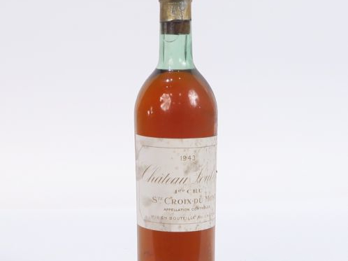 1 BOUTEILLE CHÂTEAU LOUBENS 1er CRU STE CROIX DU MONT - 1943 - LB 