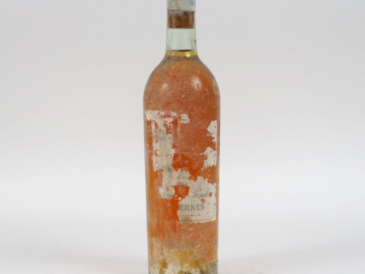 1 BOUTEILLE CHÂTEAU RAYNE VIGNEAU 1er CC SAUTERNES - 1944 - BG/ETA