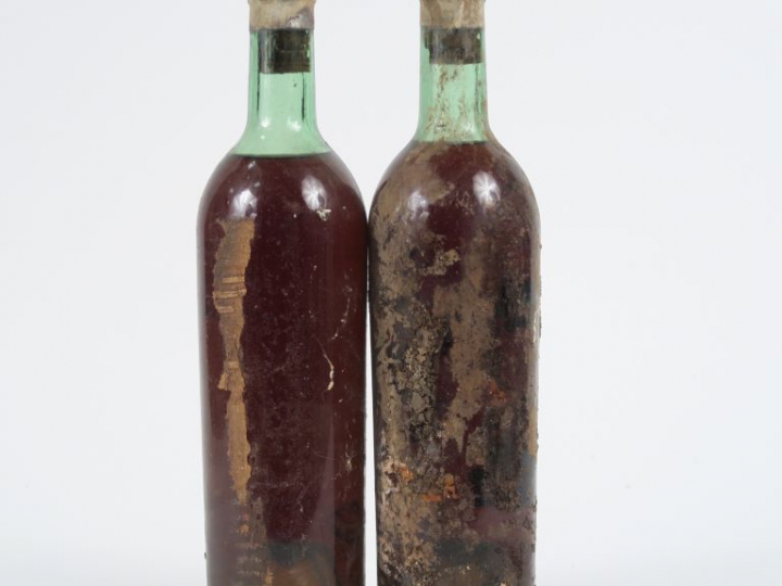 2 BOUTEILLES CHÂTEAU RAYNE VIGNEAU 1er CC SAUTERNES - 1944 - 1 LB-HEP/