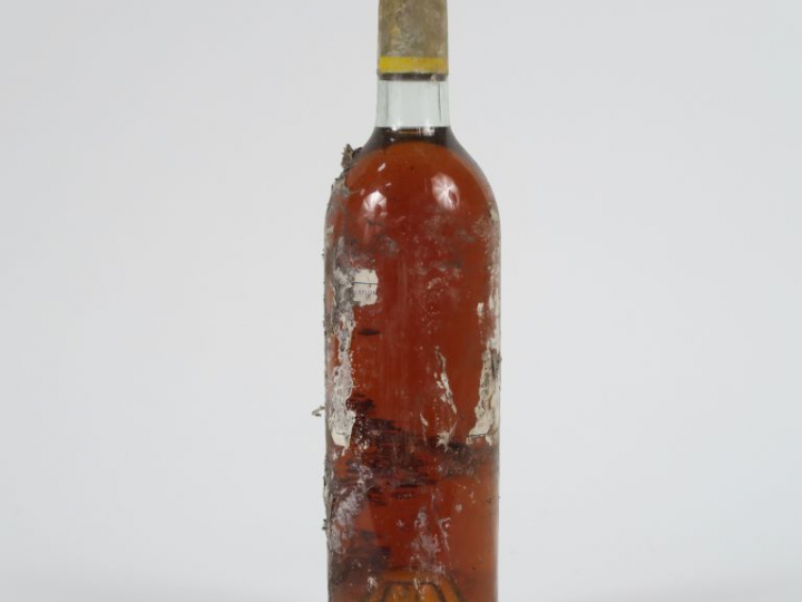 1 BOUTEILLE CHÂTEAU D'YQUEM 1er CCS SAUTERNES - 1962 - BG/ETA/BS/BOUCH