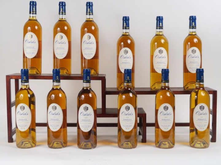 12 BOUTEILLES OSIRIS DU CHÂTEAU LA TOUR BLANCHE BORDEAUX - 1997 - CBO 