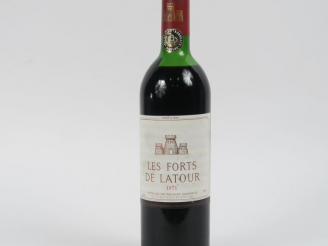 Vente aux enchères 1 BOUTEILLE LES FORTS DE LATOUR PAUILLAC - 1971 - MEP
