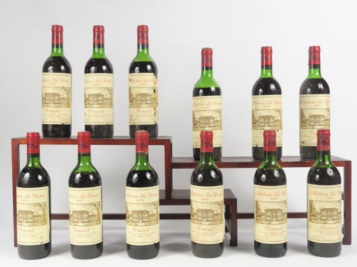 12 BOUTEILLES CHÂTEAU LA POINTE POMEROL - 1978 - CBO - 2 LB/3 HEP/4 ME