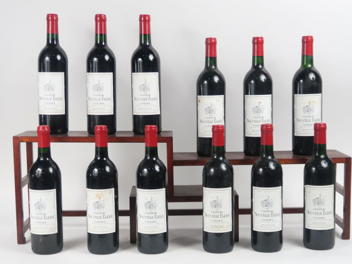 12 BOUTEILLES CHÂTEAU NOUVELLE EGLISE POMEROL - 1988 - CBO - 2 LB