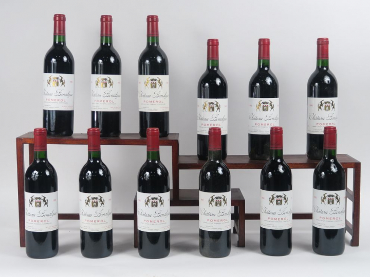 12 BOUTEILLES CHÂTEAU BONALGUE POMEROL - 1990 - CBO - BG