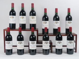 Vente aux enchères 12 BOUTEILLES CHÂTEAU BONALGUE POMEROL - 1990 - CBO - BG