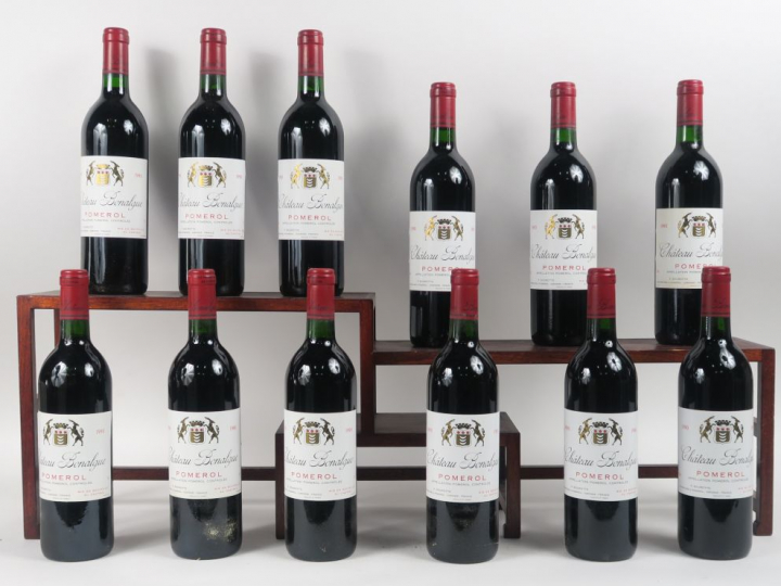 12 BOUTEILLES CHÂTEAU BONALGUE POMEROL - 1990 - CBO - BG