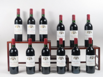 Vente aux enchères 12 BOUTEILLES CHÂTEAU BONALGUE POMEROL - 1990 - CBO - BG