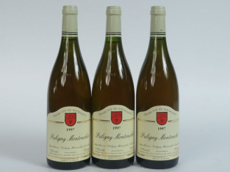 Vente aux enchères 3 BOUTEILLES PULIGNY MONTRACHET DOMAINE BELLEVILLE - 1997
