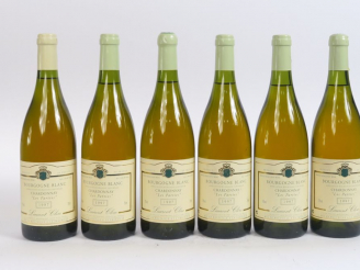 Vente aux enchères 6 BOUTEILLES CHARDONNAY 'LES PARTIES' L. CLERC - 1997