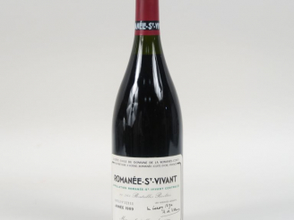 Vente aux enchères 1 BOUTEILLE ROMANÉE ST VIVANT DOMAINE DE LA ROMANÉE CONTI - 1989 - 2,2