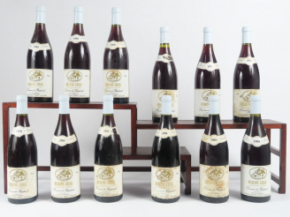 Vente aux enchères 12 BOUTEILLES BEAUNE GREVES DOMAINE DE BAPTAULT - 1988
