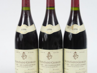 Vente aux enchères 3 BOUTEILLES NUITS ST GEORGES 1er CRU 'LES ST GEORGES' LES CAVES DU PA