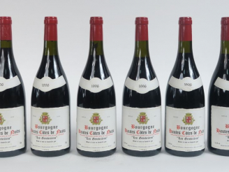 Vente aux enchères 6 BOUTEILLES HAUTES CÔTES DE NUITS 'LES GENEVRIERES' JEAN LE SELLIER  