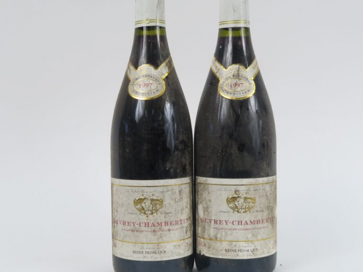 2 BOUTEILLES GEVREY CHAMBERTIN REINE PÉDAUQUE - 1997