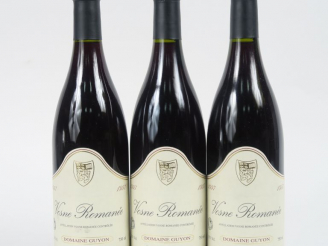 Vente aux enchères 3 BOUTEILLES VOSNE ROMANÉE DOMAINE GUYON - 1997