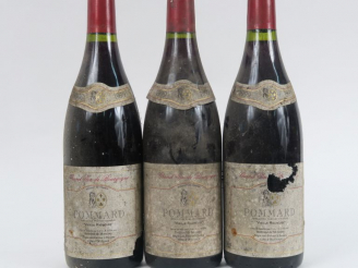 Vente aux enchères 3 BOUTEILLES POMMARD 'VIEILLE RACHEUSE' BERTRAND de MONCENY - 1999 - B