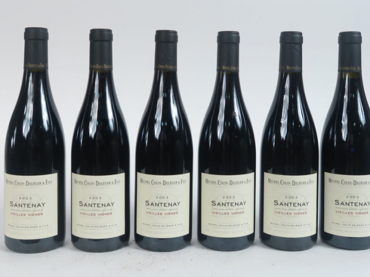 6 BOUTEILLES SANTENAY 'VIEILLES VIGNES' MICHEL COLIN DELEGER   FILS - 