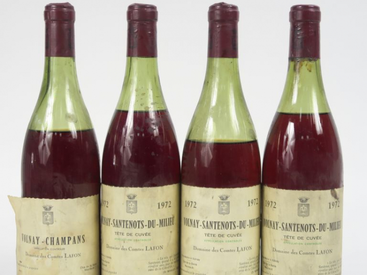4 BOUTEILLES DOMAINE DES COMTES LAFON : 3 VOLNAY SANTENOTS DU MILIEU '