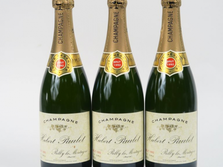 3 BOUTEILLE CHAMPAGNE 1er CRU H. PAULET 'CUVEE RESERVEE' - 1992
