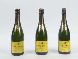 Vente aux enchères 3 BOUTEILLES CHAMPAGNE BRUT HERITAGE DELBECK
